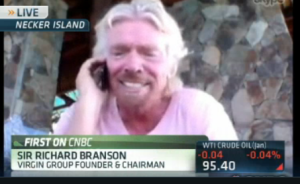 Billionaire entrepreneur Sir Richard Branson accepts bitcoin